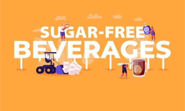 What are the challenges in producing low-sugar or sugar-free beverages?