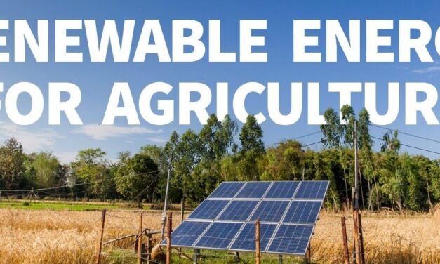 Renewable Energy Adoption in Agriculture Reduces Operational Costs