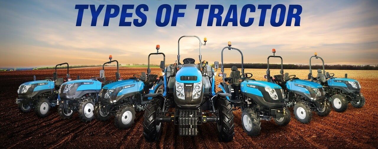 What are the different types of tractors used in agriculture?