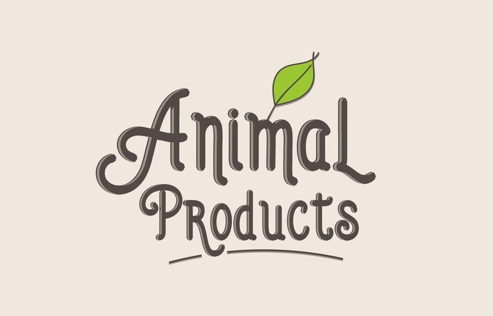 What are the most common types of animal products in the agricultural industry?