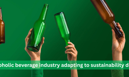 How is the alcoholic beverage industry adapting to sustainability demands?