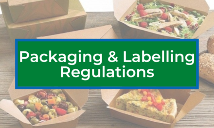 How do companies ensure compliance with labeling regulations for packaged goods?
