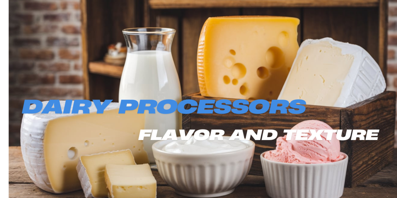 How do dairy processors maintain consistency in flavor and texture?