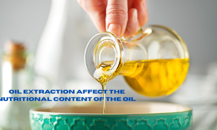 How does oil extraction affect the nutritional content of the oil?