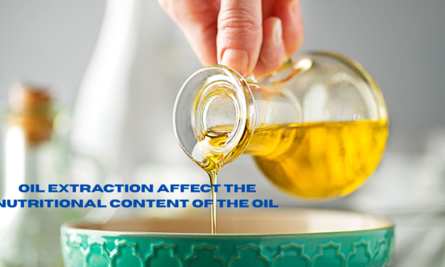 How does oil extraction affect the nutritional content of the oil?