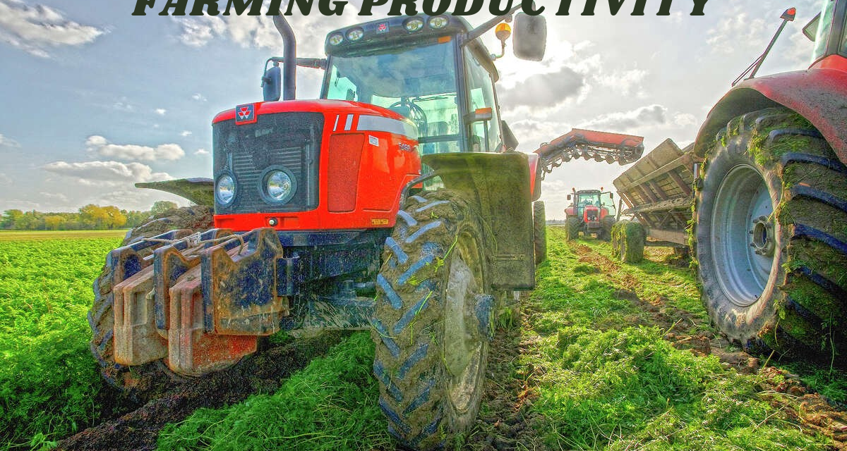 How have modern tractors improved farming productivity?