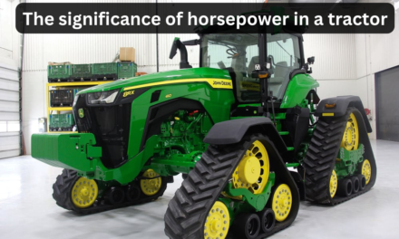 What is the significance of horsepower in a tractor?