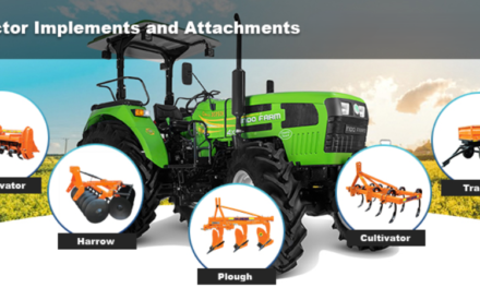 What attachments and implements can be used with tractors?