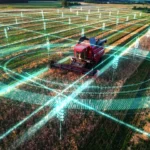 How do precision farming technologies integrate with tractors?