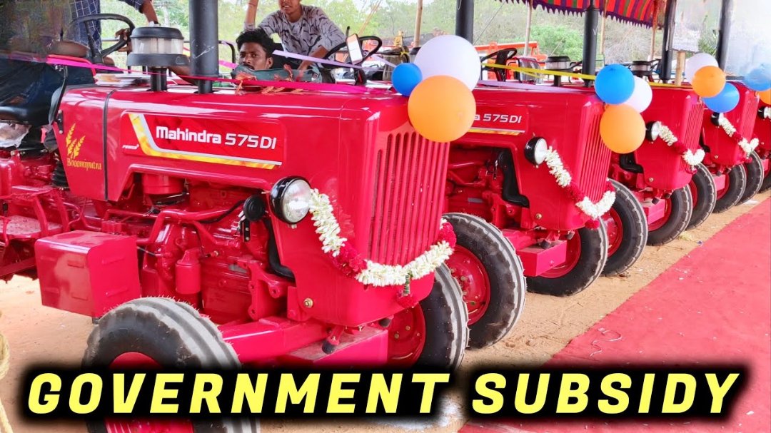 How do government subsidies impact tractor purchases in Tamil Nadu/India?